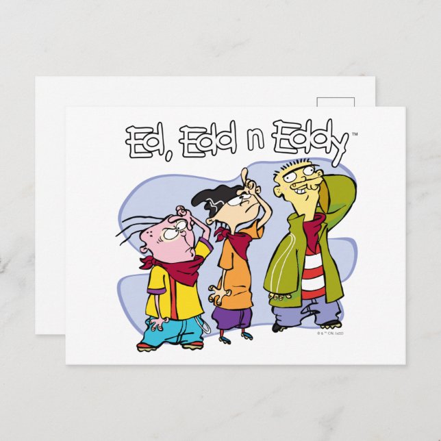 Ed, Edd, n Eddy Hand Signs Postcard (Front/Back)