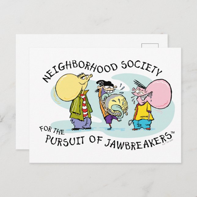 Ed, Edd, n Eddy - Jawbreakers Postcard (Front/Back)