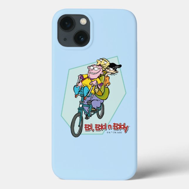 Ed, Edd, n Eddy on a Bike Case-Mate iPhone Case (Back)