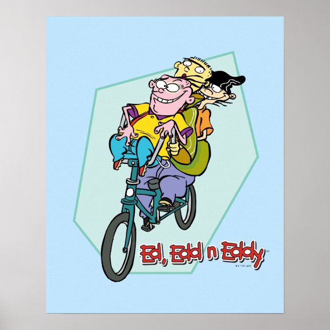 Ed, Edd, n Eddy on a Bike Poster (Front)