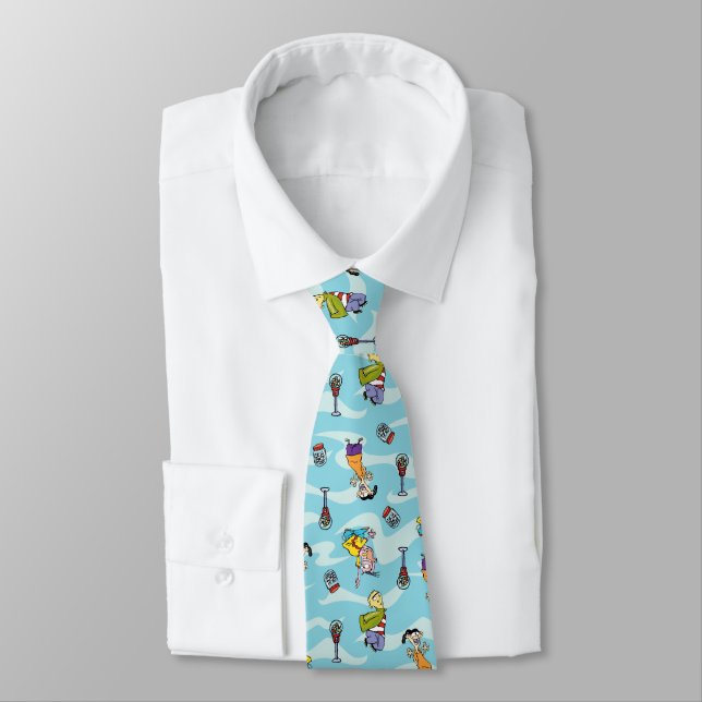 Ed, Edd, n Eddy Pattern Tie (Tied)