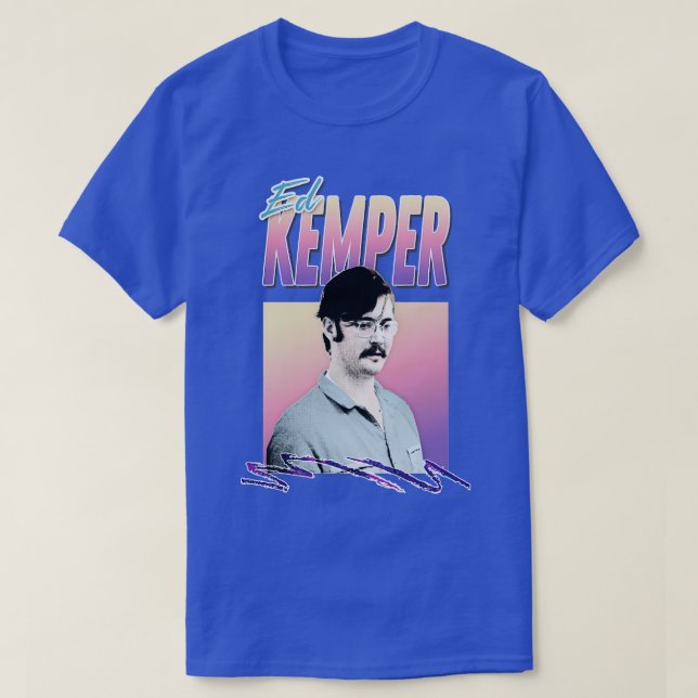 Ed Kemper Aesthetic Retro Styled Design T-Shirt (Design Front)