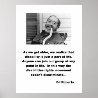 Ed Roberts ADA speech Poster