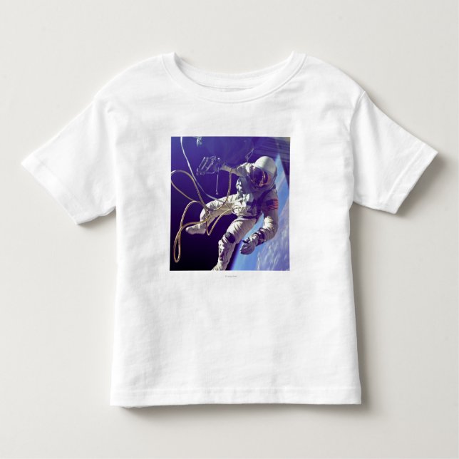 Ed White First American Spacewalker Photograph Toddler T-Shirt (Front)
