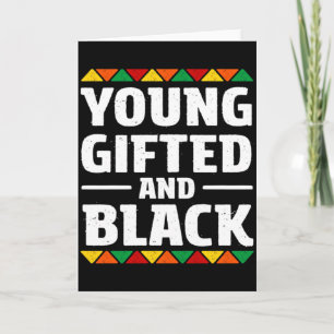 Ed Young Black Dashiki African Pride History Month Card