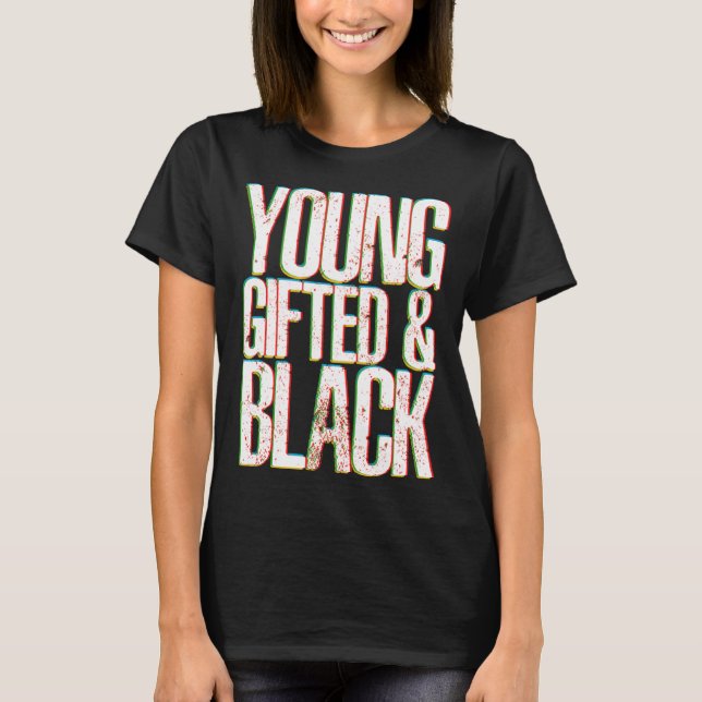 ed Young Black Dashiki African Pride History Month T-Shirt (Front)