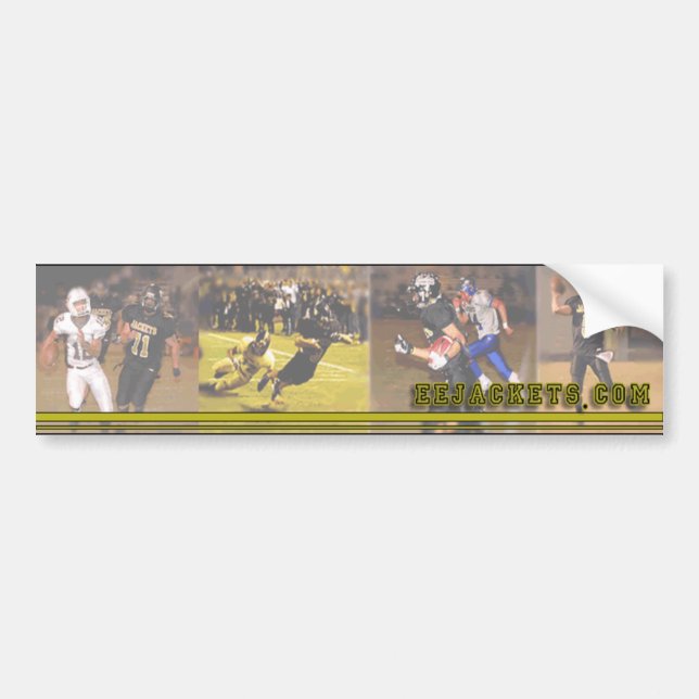 Edcouch Elsa Football bumper sticker (Front)