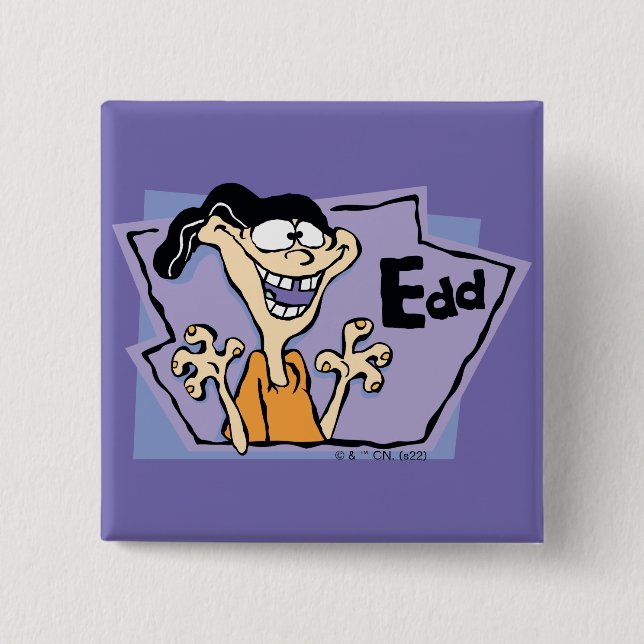 Edd Character Graphic 15 Cm Square Badge (Front)