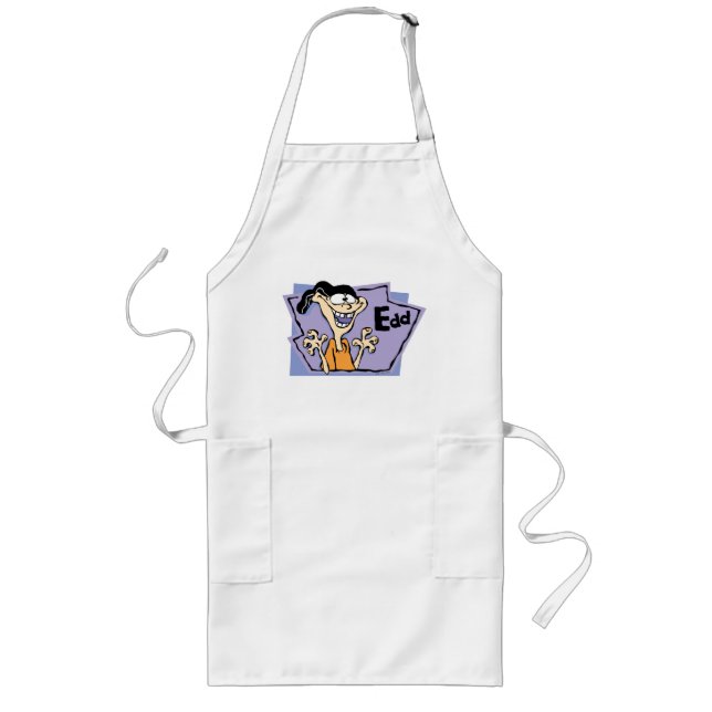 Edd Character Graphic Long Apron (Front)