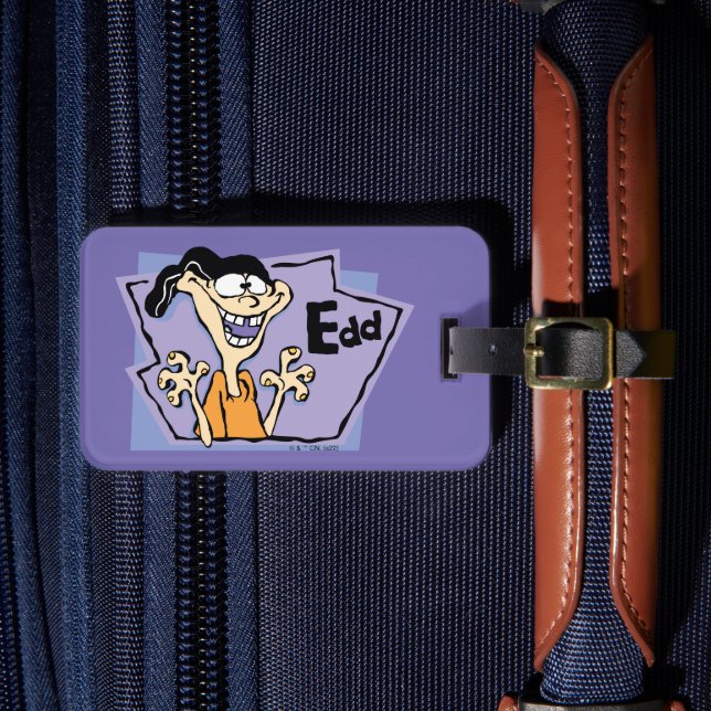 Edd Character Graphic Luggage Tag (Front Insitu 4)
