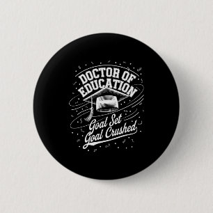 Edd doctor of education doctoral degree graduation 6 cm round badge