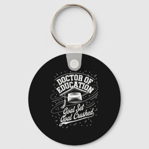 Edd doctor of education doctoral degree graduation key ring
