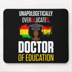 Edd doctor of education educated doctorate mouse pad