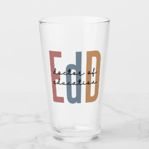 EdD Doctor Of Education Graduation Glass