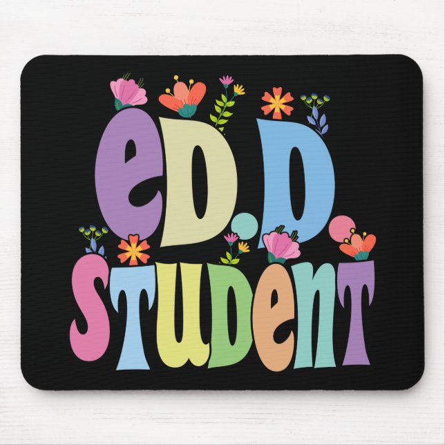 EdD Student Doctor of Education  Mouse Pad (Front)