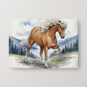 Edda Silver bay Icelandic Horse in the Mountains