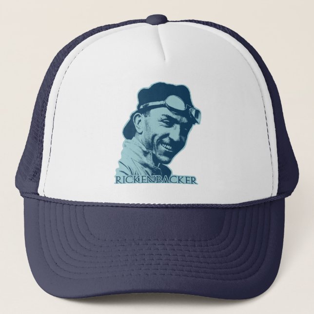 Eddie Rickenbacker - colour Trucker Hat (Front)