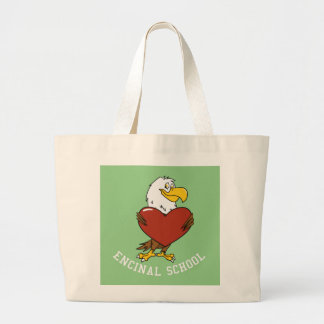 Eddie the Eagle Heart Tote