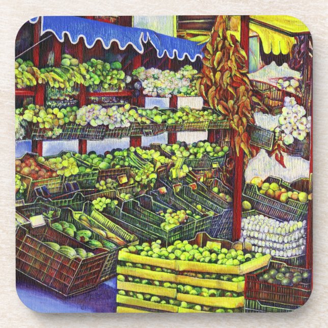 Eddie's Market, Hungary Coaster (Front)