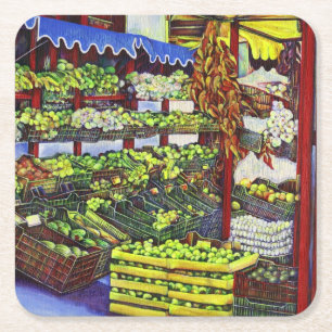 Eddie's Market, Hungary Square Paper Coaster