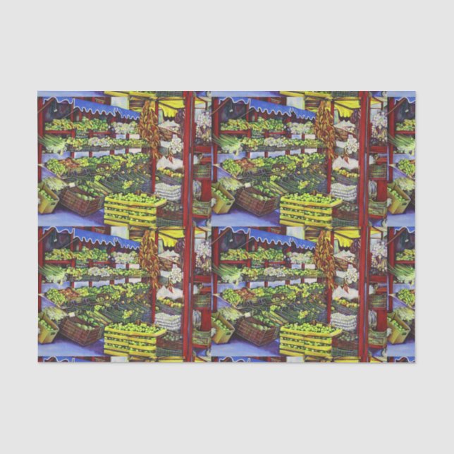 Eddie's Market, Hungary Tissue Paper (Front)
