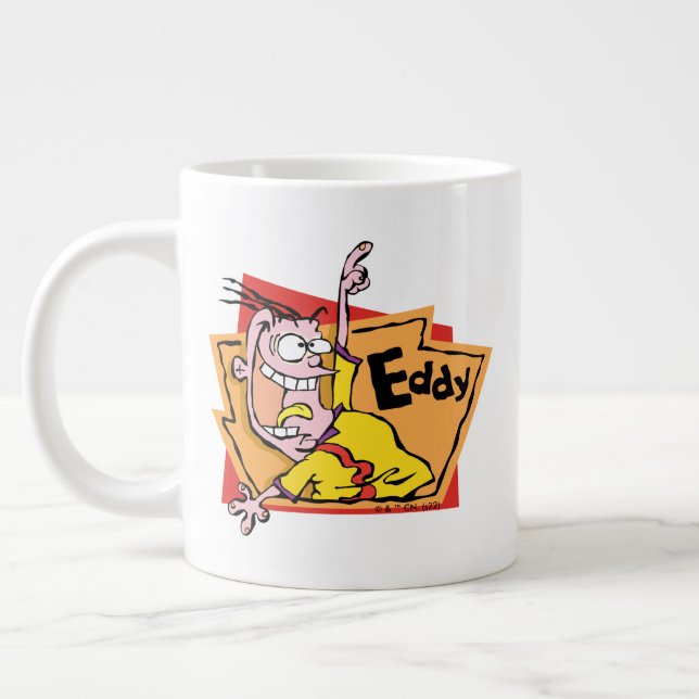 Eddy Character Graphic Large Coffee Mug (Left)