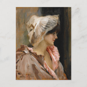 Edelfelt Parisian lady in a peignoir CC0045 Postcard