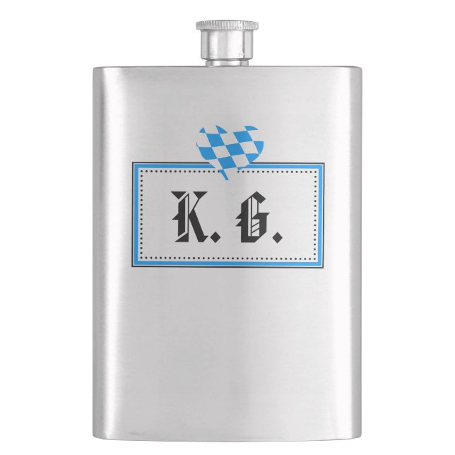 Edelstahl Flachmann Hip Flask (Front)