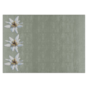 Edelweiss Alpine Flower Cutting Board