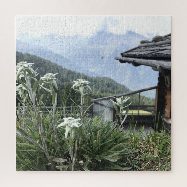 Edelweiss Alps Mountain Puzzle (Vertical)