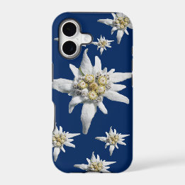 Edelweiss Case on dark blue background