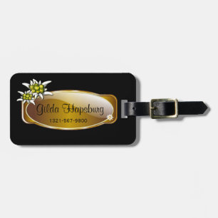 Edelweiss Custom Luggage Tag
