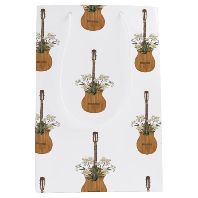 Edelweiss Duet with Guitar Sweet Alpine Medium Gift Bag (Front)
