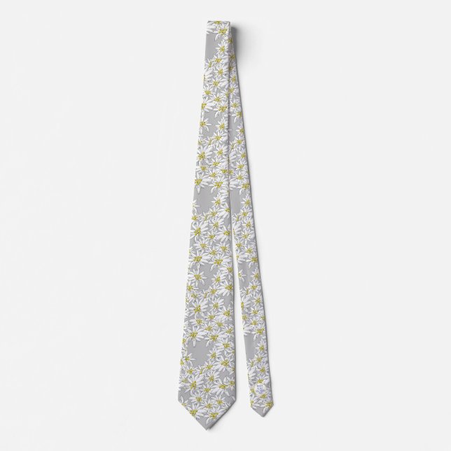 Edelweiss Hand-Illustrated The Sound of Music Tie (Front)