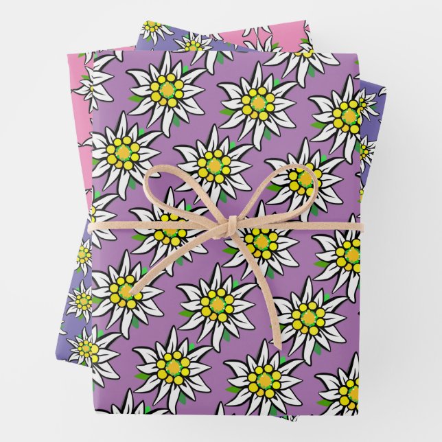 Edelweiss pure  wrapping paper sheet (In situ)