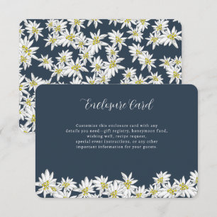 Edelweiss Sage Green Custom Bridal Shower  Enclosure Card