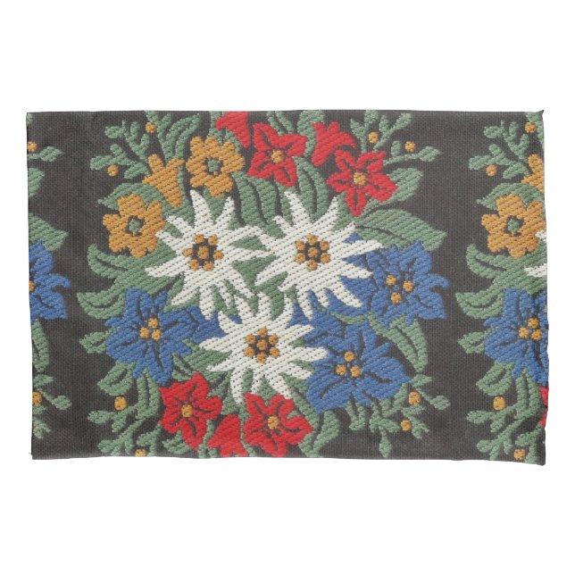 Edelweiss Swiss Alpine Flower Pillowcase (Front)