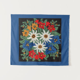 Edelweiss Swiss Alpine Flower Tapestry