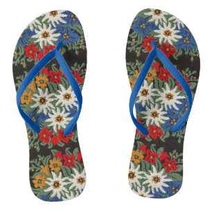 Edelweiss Swiss Alpine Flower Thongs