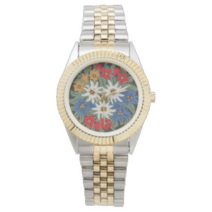 Edelweiss Swiss Alpine Flower Watch