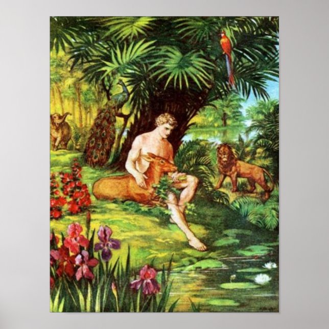 Eden Adam In The Garden Poster (Front)
