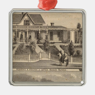 Eden Landing, Barron residence, warehouses Metal Tree Decoration