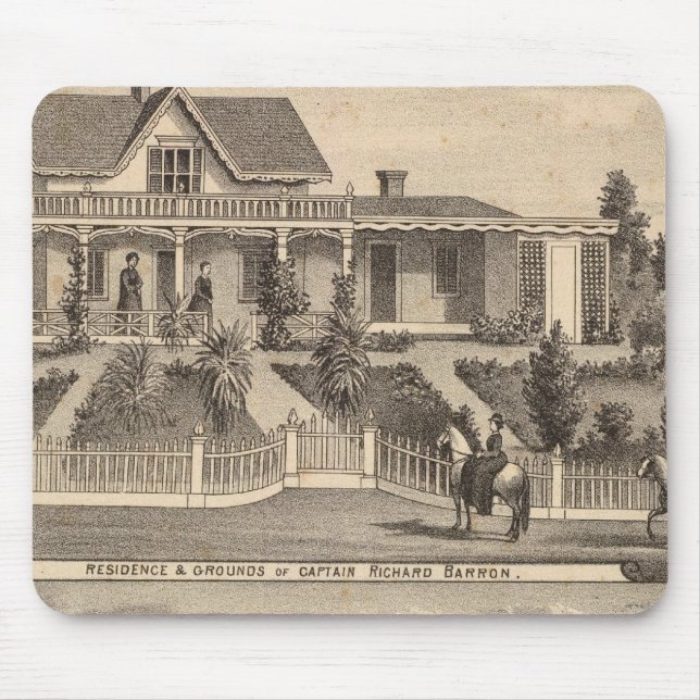 Eden Landing, Barron residence, warehouses Mouse Pad (Front)