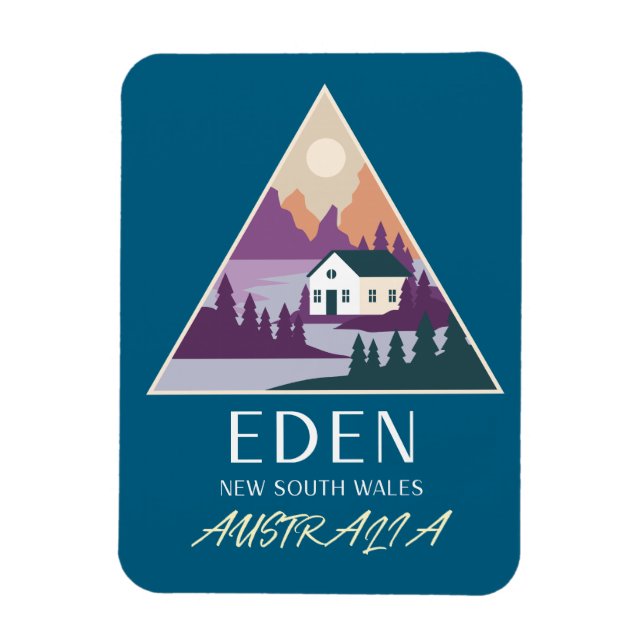 eden nsw australia magnet (Vertical)