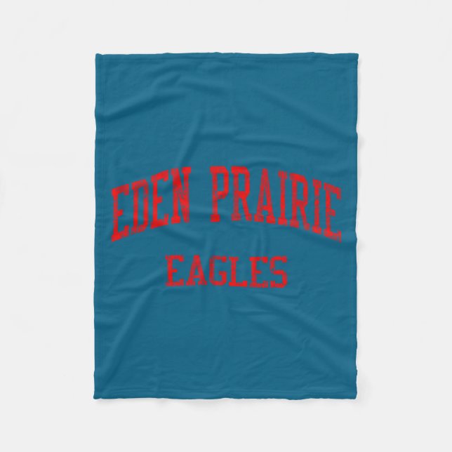 Eden Prairie High School Hs Fleece Blanket (Front)