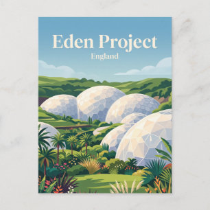 Eden Project England Postcard