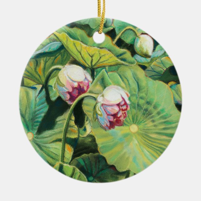 Eden's Light - Ceramic Ornament (Front)