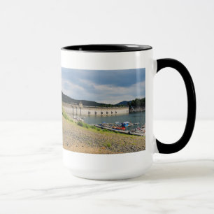 Edersee dam at low water mug