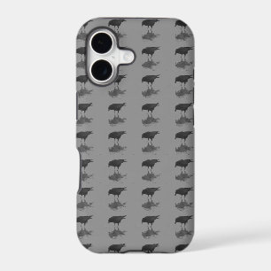 Edgar Allan Crow Repeat Phone Case