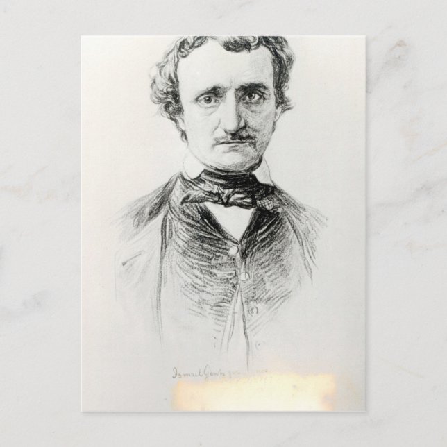 Edgar Allan Poe  1907 Postcard (Front)